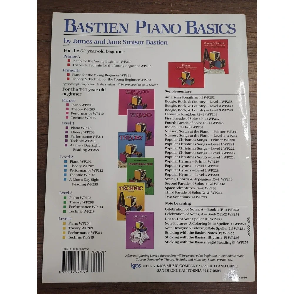 Bastien Piano Basics Popular Christmas Songs Level 2 Sheet Music Book M5